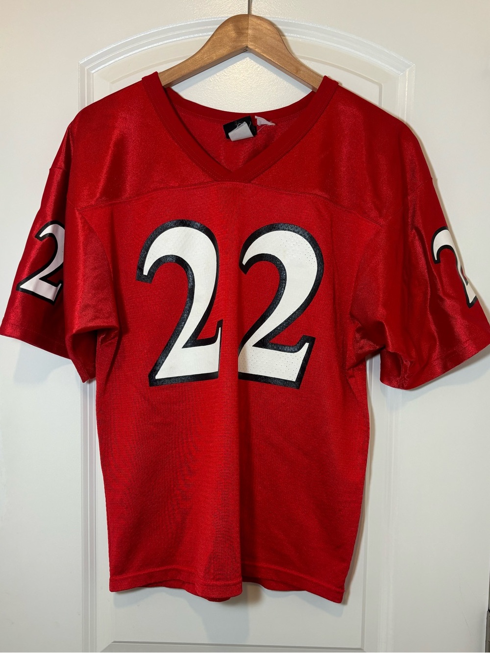 Wilson Youth Red Crewneck Tee with White Logo Tag